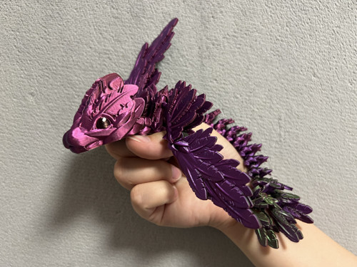 Mládě Opeřeného Hada - 25 cm - 3D Tisk — foto 1