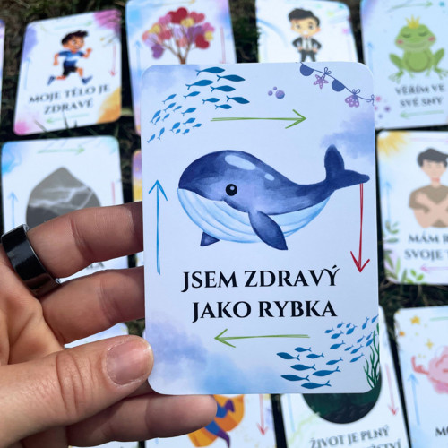 Afirmační kartičky pro děti (klučičí verze)