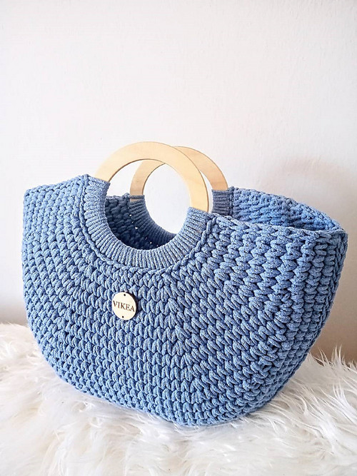 SUMMER BAG basket egyptská modrá