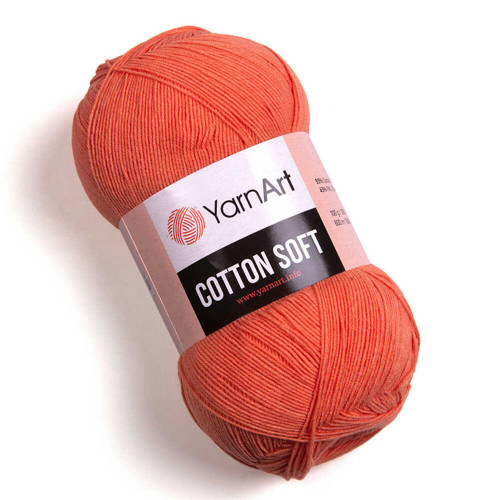 Příze Cotton Soft - oranžová