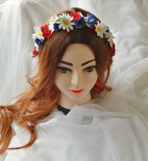 Folklorní čelenka na stužce