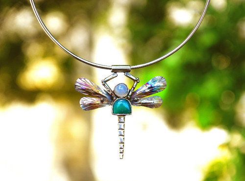 Nerezový náhrdelník... " Dragonfly " — foto 1