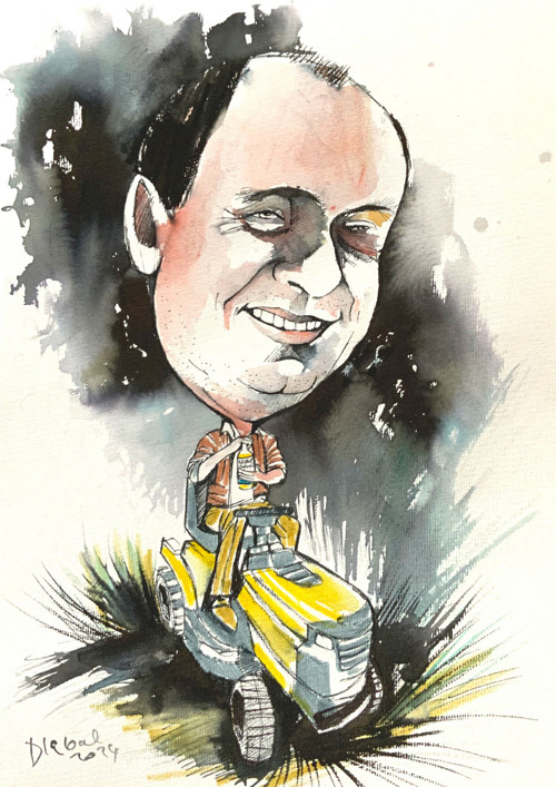 Karikatura A2 podle Vaši fotografie/barevná