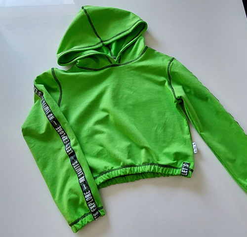 Crop-top mikina
