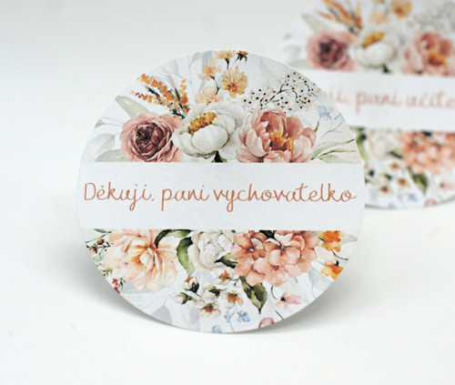 Děkuji, paní vychovatelko samolepky 12 ks