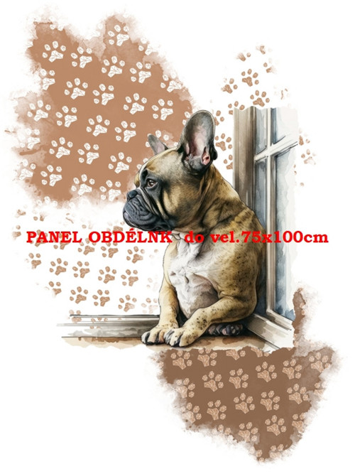Bavlněný panel 19x25 cm skladem — foto 1