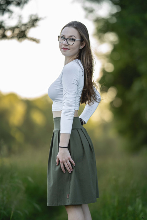 Sukně ZOJA khaki