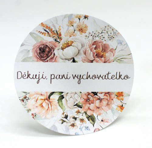 Děkuji, paní vychovatelko samolepky 24 ks