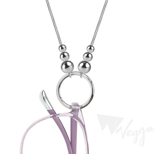 Řetízek na brýle / Steel - Ring - Snake