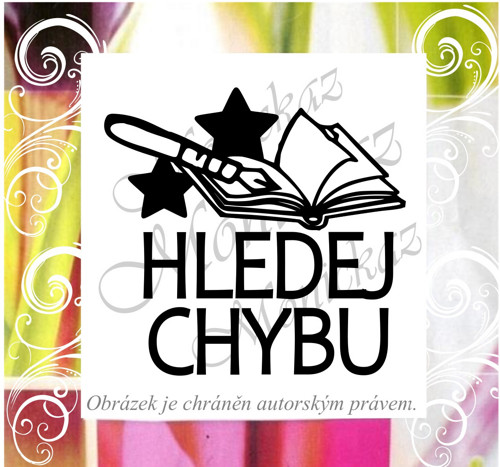 Hledej chybu 1526. Razítko.