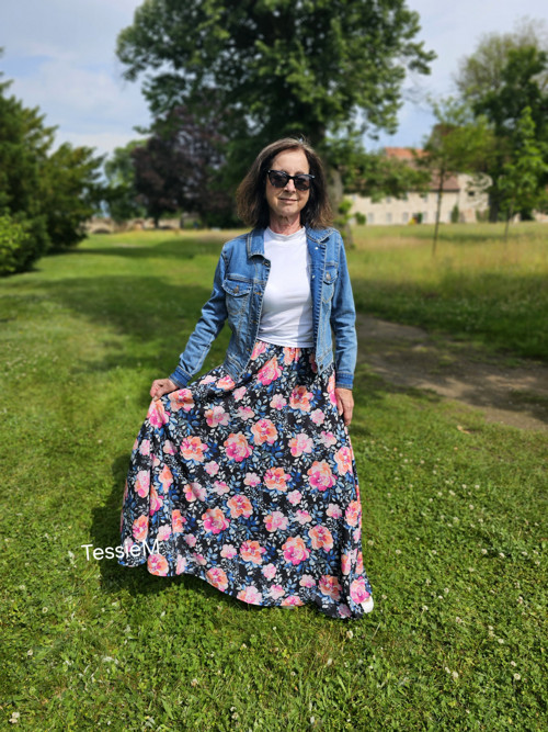 Maxisukně "květy