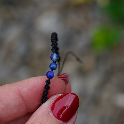 S lapis lazuli ... náramek