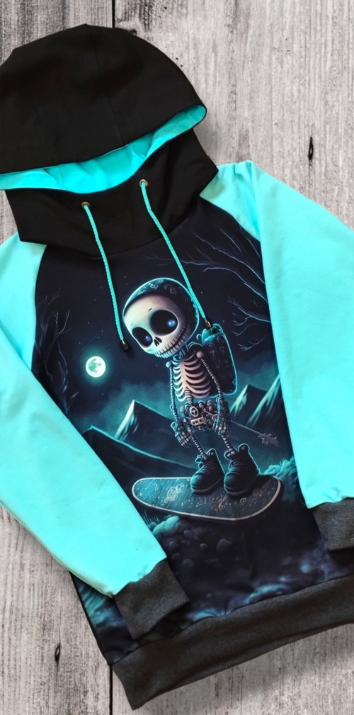 Dětská mikina "Skeleton skejťák "......