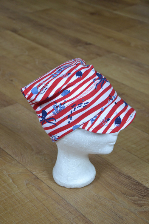 Šátek s kšiltem "podmořský svět" vel.48-50/1cm