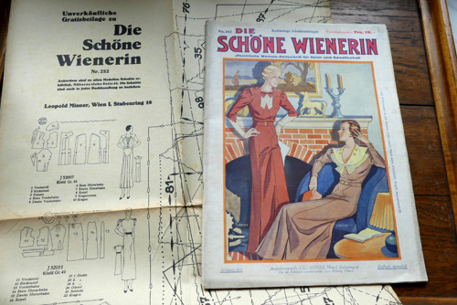 Schöne Wienerin - móda 252/ 1933, střihy! — foto 1