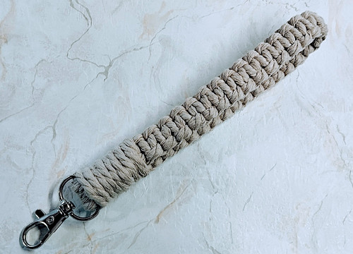 Klíčenka, poutko *macrame*režná-ecru*