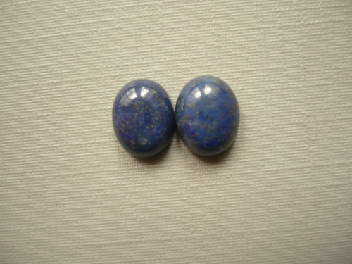 Pár kabošonů - lapis lazuli 10 mm, č.16Kf