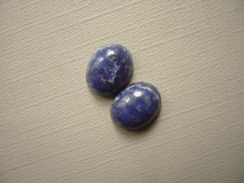Pár kabošonů - lapis lazuli 10 mm, č.27Kf