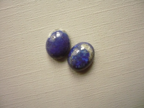 Pár kabošonů - lapis lazuli 10 mm, č.33Kf