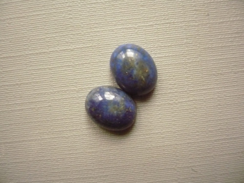 Pár kabošonů - lapis lazuli 10 mm, č.38Kf