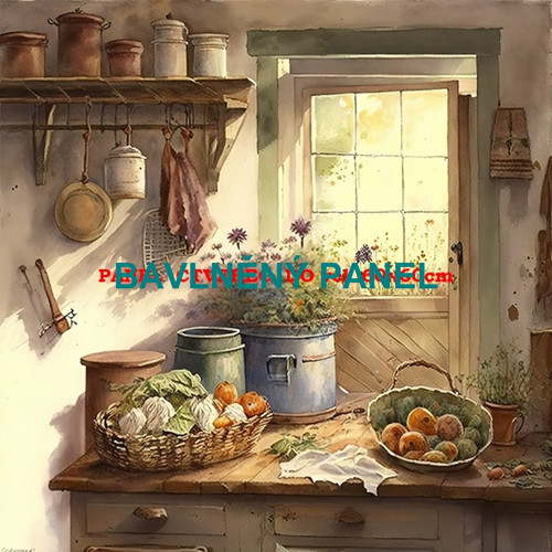 Bavlněný panel 40x40 cm - skladem