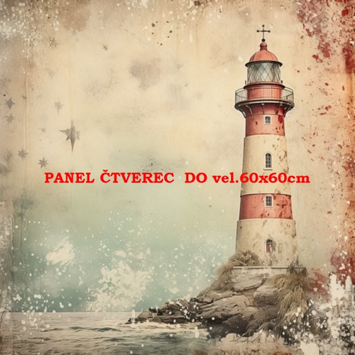 Bavlněný panel 40x40 cm - skladem