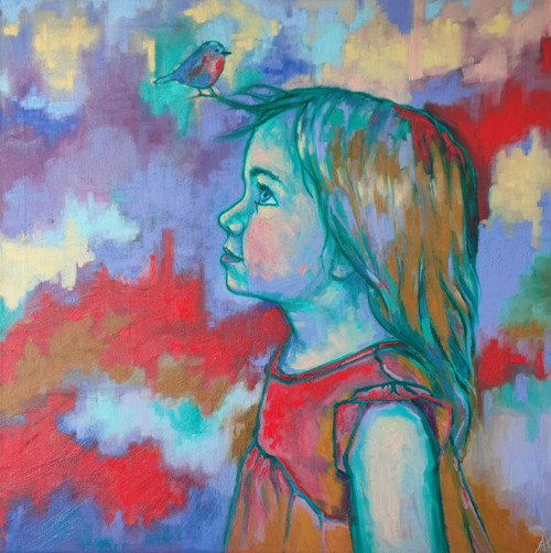Olejomalba, 80 x 80 cm