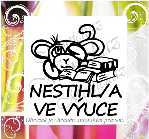 Nestihl/a ve výuce opice. 979. Razítko.