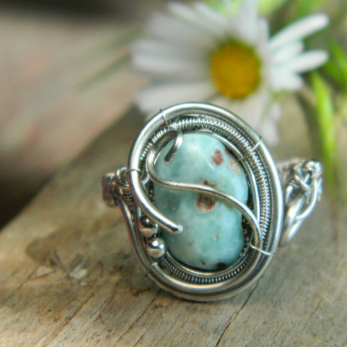 Larimar prsten