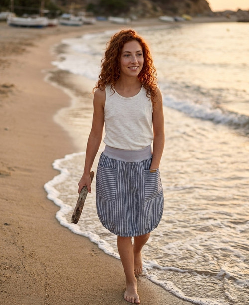 Linen Natur Stripes