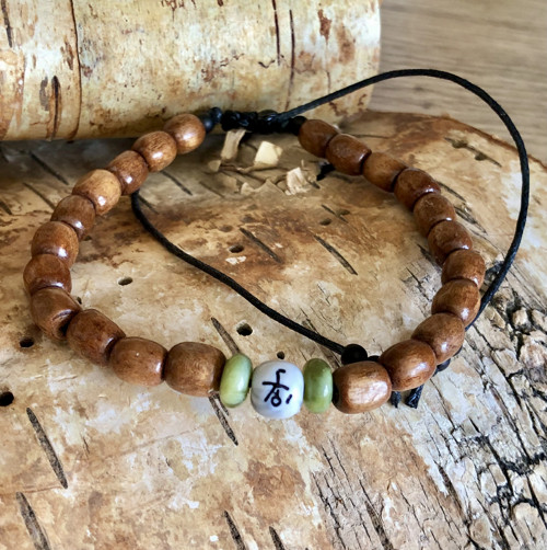 Pánský Shamballa Náramek Hnědo Zelený Ii