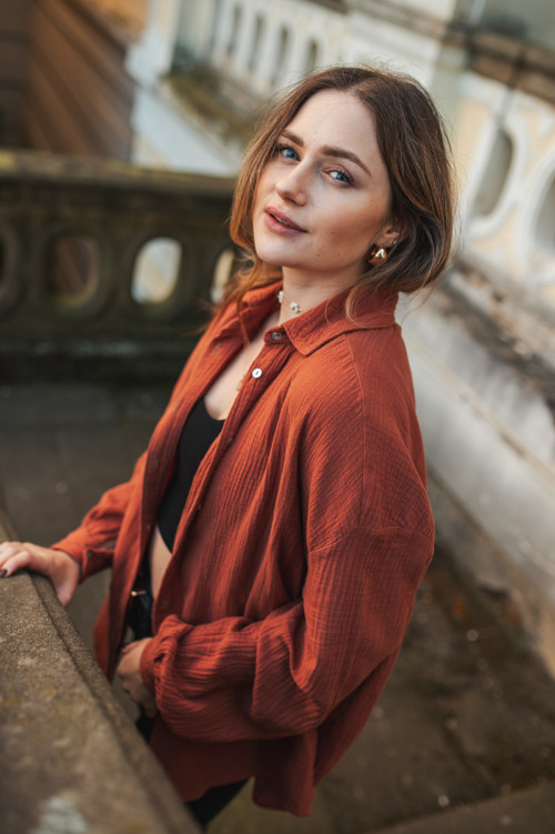 Košile Zoe la rust