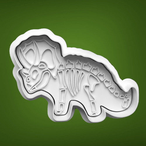 Vykrajovátko DINOSAURUS - kostra Triceratops