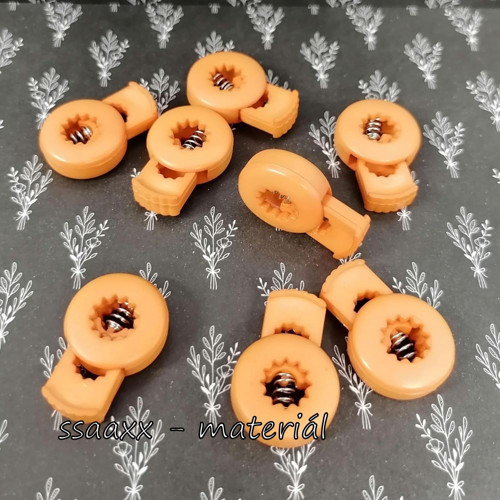 Brzdička ~ 18 mm ~ oranžová — foto 1
