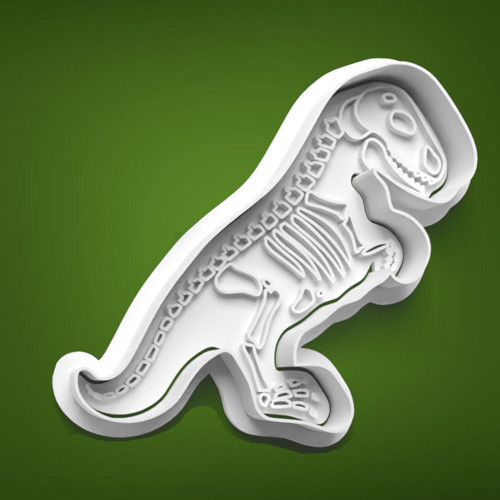 Vykrajovátko DINOSAURUS - kostra T-Rex