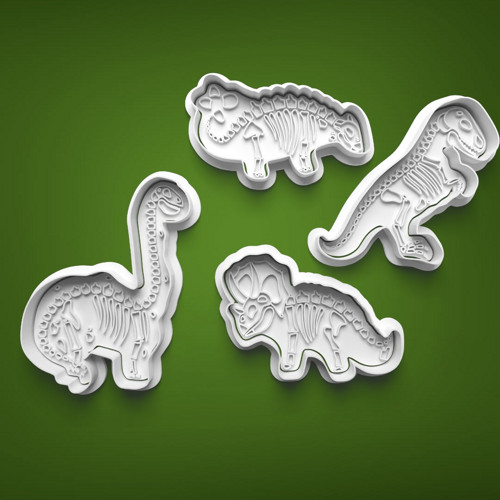 Set vykrajovátek kostra DINOSAURUS — foto 1