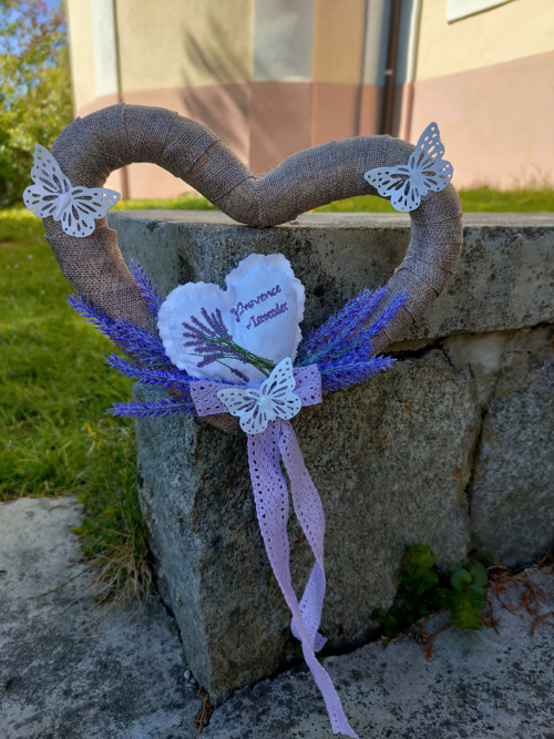 Srdce levandulí — foto 1