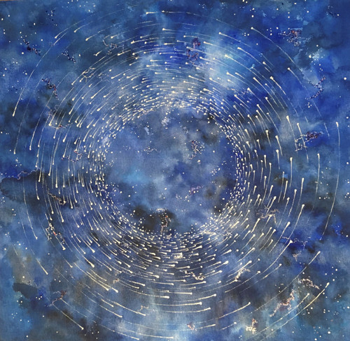 Plakát "Hvězdný vír" 40 x 40 cm