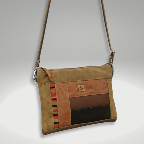 Crossbody Tia maxi celokožená