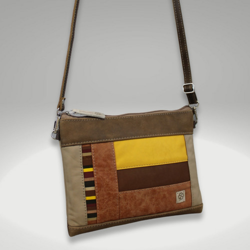 Crossbody Tia maxi celokožená