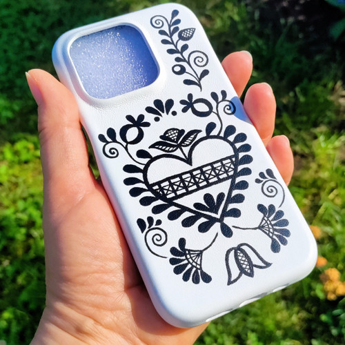 Malované pouzdro na mobil