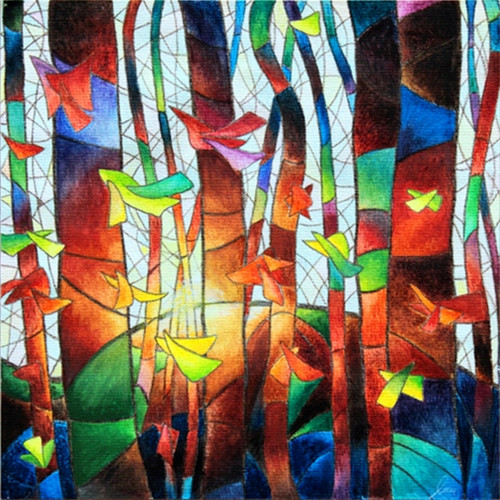 "Stromy" (21 x 21 cm)