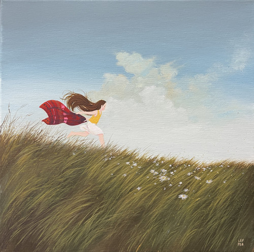 Svobodná duše - 40x40cm — foto 1