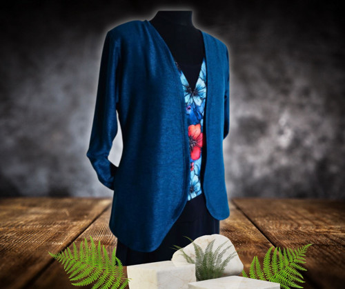 Dámský cardigan s kapsami — foto 1