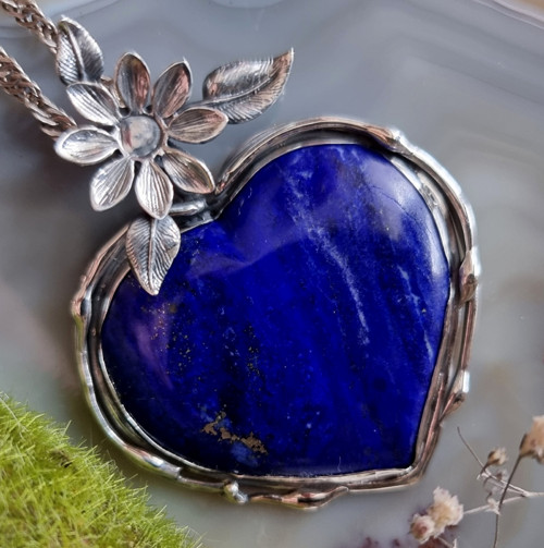 Přívěsek - lapis lazuli, stříbro Ag 925/1000