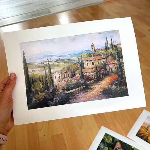 Art print Toskánsko P0015