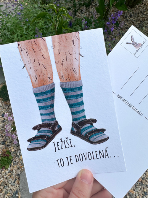 Pohlednice - Ježiši, to je dovolená...