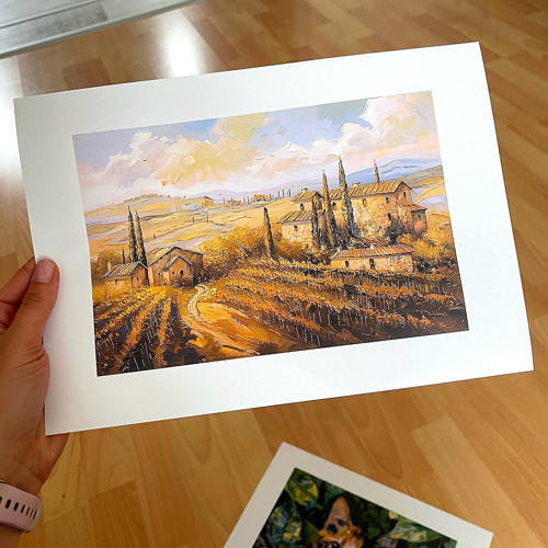Art print Toskánsko P0015