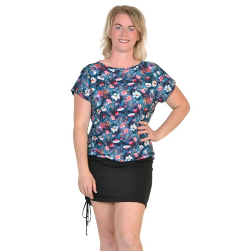 Šaty - tunika LOREN / louka, vel. L- XL