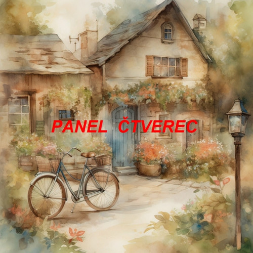 Bavlněný panel 25x25 cm - skladem — foto 1
